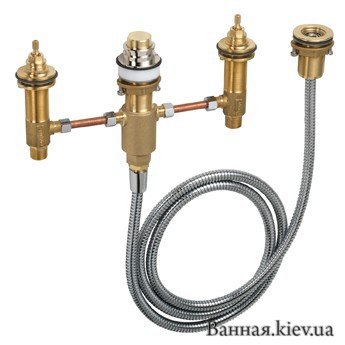 Hansgrohe 13244180 Смеситель на край ванны 4 отверстия встроенный скрытый базовый набор Германия Купить Hansgrohe 13244180 Смеситель на край ванны 4 отверстия встроенный скрытый базовый набор Германия в Киеве vannaja.kiev.ua