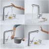 Hansgrohe 14883000 Metris Select 14883 Смеситель для Кухни с Поворотным Изливом и Кнопкой Включения Воды Однорычажный Цвет Хром Купить Hansgrohe 14883000 Metris Select 14883 Смеситель для Кухни с Поворотным Изливом и Кнопкой Включения Воды Однорычажный Цвет Хром в Киеве vannaja.kiev.ua