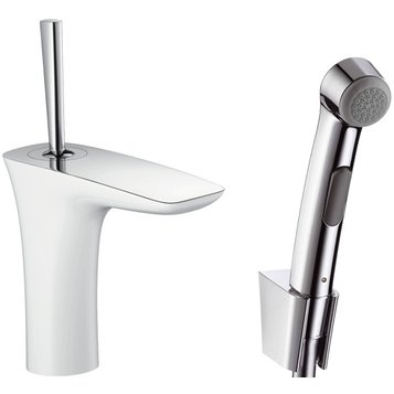 Купити Hansgrohe 15275400 PuraVida 15275 Змішувач для Раковини з Гігієнічним Душем в Києві vannaja.kiev.ua