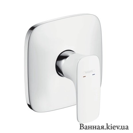 Hansgrohe 15665400 PuraVida 156654 Смеситель для Душа Белый / Хром Наружная Часть Купить Hansgrohe 15665400 PuraVida 156654 Смеситель для Душа Белый / Хром Наружная Часть в Киеве vannaja.kiev.ua