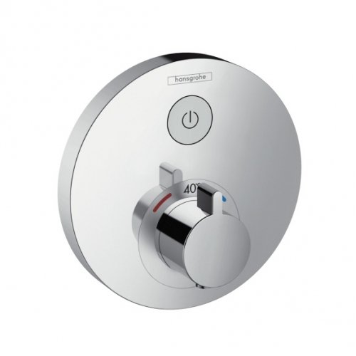 Hansgrohe 15744000 ShowerSelect S 15744 Зовнішня Частина Термостата для 1 Споживача Змішувач Купити Hansgrohe 15744000 ShowerSelect S 15744 Зовнішня Частина Термостата для 1 Споживача Змішувач в Києві vannaja.kiev.ua