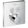 Hansgrohe 15763000 ShowerSelect 15763 Термостат з Двома запірний вентиль Зовнішня Частина Колір Хром Купити Hansgrohe 15763000 ShowerSelect 15763 Термостат з Двома запірний вентиль Зовнішня Частина Колір Хром в Києві vannaja.kiev.ua