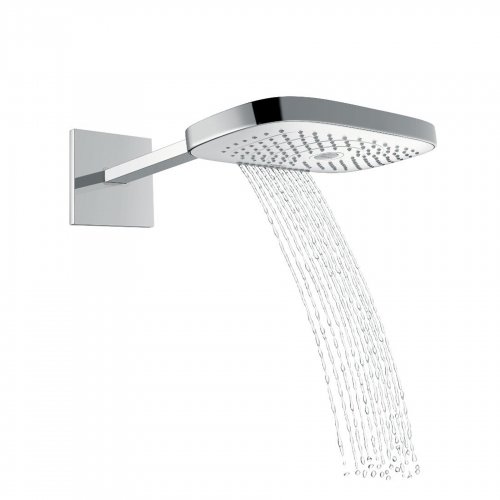 Купить Hansgrohe 26468400 Raindance Select Е 300 3jet 264684 Верхний Душ 300х190 мм ТРИ типа Струи Настенный Держатель Цвет Хром/Белый в Киеве vannaja.kiev.ua
