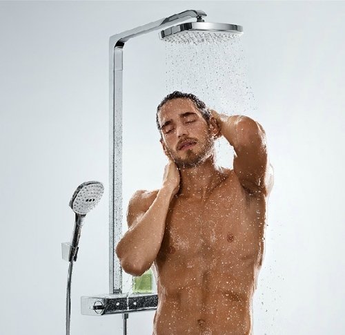 Hansgrohe 27128000 Showerpipe 27128 Душевая Система Raindance Select E 300 2jet (Чистый Хром) Купить Hansgrohe 27128000 Showerpipe 27128 Душевая Система Raindance Select E 300 2jet (Чистый Хром) в Киеве vannaja.kiev.ua