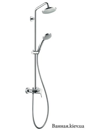 Купити Hansgrohe 27154000 Душова система 27154 Croma 100 Showerpipe 160 см в Києві vannaja.kiev.ua