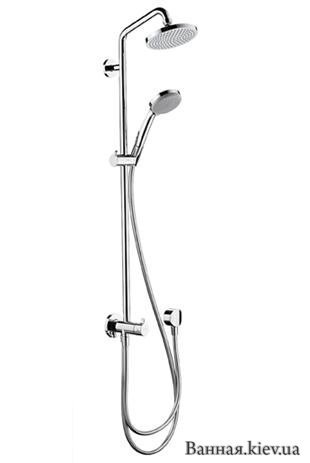 Купить Hansgrohe 27224000 Showerpipe 27224 Reno Душевая Система Croma 220 мм с Поворотной Трубой 400мм в Киеве vannaja.kiev.ua