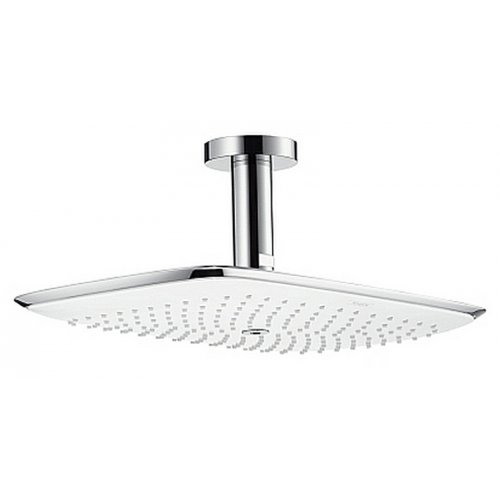 Hansgrohe 27390400 PuraVida 273904 Верхній Душ 390х260 мм Один тип струменя Стельовий тримач Колір хром / білий Купити Hansgrohe 27390400 PuraVida 273904 Верхній Душ 390х260 мм Один тип струменя Стельовий тримач Колір хром / білий в Києві vannaja.kiev.ua