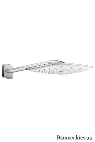 Hansgrohe 27437400 PuraVida 274374 Верхний душ 40 см Держатель 38,7 см Цвет - Белый / Хром Германия Купить Hansgrohe 27437400 PuraVida 274374 Верхний душ 40 см Держатель 38,7 см Цвет - Белый / Хром Германия в Киеве vannaja.kiev.ua
