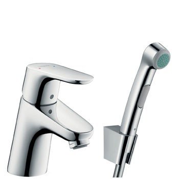 Hansgrohe 31926000 Focus E2 31926 Змішувач з Гігієнічним Душем для Раковини Німеччина, хром латунь Купити Hansgrohe 31926000 Focus E2 31926 Змішувач з Гігієнічним Душем для Раковини Німеччина, хром латунь в Києві vannaja.kiev.ua