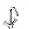 Купити Hansgrohe 71270000 Logis Classic 71270000 Змішувач для Раковини з поворотним виливом Двохвентильний Донний клапан Колір Хром в Києві vannaja.kiev.ua