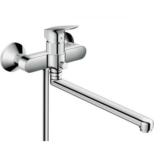 Hansgrohe 71402000 Logis 71402 смеситель для Ванны с длинным изливом 385 мм однорычажный и поворотным, Цвет Хром Купить Hansgrohe 71402000 Logis 71402 смеситель для Ванны с длинным изливом 385 мм однорычажный и поворотным, Цвет Хром в Киеве vannaja.kiev.ua