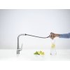 Купити Hansgrohe 72821000 Talis Select S 72821 Одноважільний змішувач для Кухні з Висувний Лейкою з допомогою кнопки Управління Колір Хром в Києві vannaja.kiev.ua