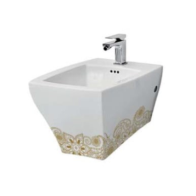 Підвісне біде Artceram Jazz, white glossy / gold (JZB001 01; 15) Купити Підвісне біде Artceram Jazz, white glossy / gold (JZB001 01; 15) в Києві vannaja.kiev.ua
