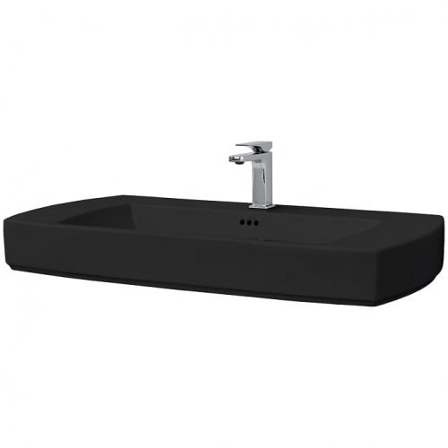 Керамическая раковина 91,5 см Artceram Jazz, black glossy (JZL001 03; 00) Купить Керамическая раковина 91,5 см Artceram Jazz, black glossy (JZL001 03; 00) в Киеве vannaja.kiev.ua