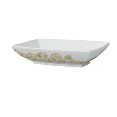 Керамічна раковина 60 см Artceram Jazz, white glossy / gold (JZL002 01; 15) Купити Керамічна раковина 60 см Artceram Jazz, white glossy / gold (JZL002 01; 15) в Києві vannaja.kiev.ua
