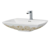 Керамическая раковина 70 см Artceram Jazz, white glossy/gold (JZL004 01; 15) Купить Керамическая раковина 70 см Artceram Jazz, white glossy/gold (JZL004 01; 15) в Киеве vannaja.kiev.ua
