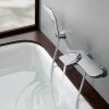 Купити змішувач для ванни з поличкою KLUDI 524450575 Balance душа плоский Німеччина Хром в Києві vannaja.kiev.ua