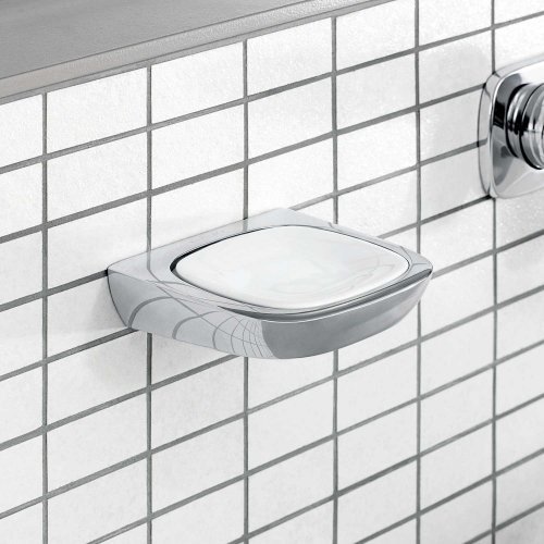 KLUDI 5398505 AMBIENTA Мильниця для Ванної Кімнати Хром Німеччина Купити KLUDI 5398505 AMBIENTA Мильниця для Ванної Кімнати Хром Німеччина в Києві vannaja.kiev.ua