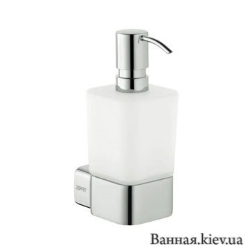 KLUDI 5697605 ESPRIT Дозатор Жидкого Мыла, Колба из Опалового Стекла Германия Купить KLUDI 5697605 ESPRIT Дозатор Жидкого Мыла, Колба из Опалового Стекла Германия в Киеве vannaja.kiev.ua