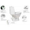 Купить KOLO L39003 Modo L39003000 Унитаз-Компакт Косой Выпуск + Сиденье Микролифт c Click2Clean в Киеве vannaja.kiev.ua