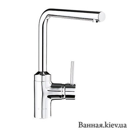 Купить Kludi L-ine 428140577 Кухонный однорычажный смеситель поворотный клуди лайн в Киеве vannaja.kiev.ua