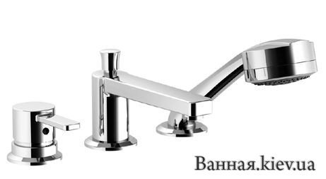 Купить KLUDI 384460575 ZENTA Смеситель для ванны в борт врезной (встроенный) в Киеве vannaja.kiev.ua