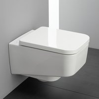 LAUFEN 2096.6 PRO Rimless 8.2096.6.000.000.1 Унитаз Подвесная без ободка + 8.9395.6.300.000.1 сиденье с крышкой SOFT CLOSE Швейцария 3 сорт