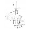 Купить смеситель в борт ванной Paffoni Light LIG040LCR с душевым гарнитуром, хром в Киеве vannaja.kiev.ua