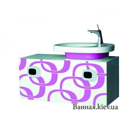 Купить Laufen 33552 055 532 MIMO Тумба по Раковину 100 см белая / розов в Киеве vannaja.kiev.ua