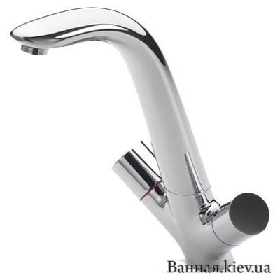 Купити ORAS 8520 LA CUCINA ALESSI Змішувач для Кухні двухзахватние Фін в Києві vannaja.kiev.ua
