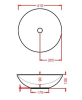 Керамічна раковина 41 см Artceram Polis, black glossy (PSL001 03; 00) Купити Керамічна раковина 41 см Artceram Polis, black glossy (PSL001 03; 00) в Києві vannaja.kiev.ua