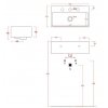 Керамическая раковина 50 на 27 см Artceram QUL00101; 00 Quadro white glossy QUL0010100 Купить Керамическая раковина 50 на 27 см Artceram QUL00101; 00 Quadro white glossy QUL0010100 в Киеве vannaja.kiev.ua