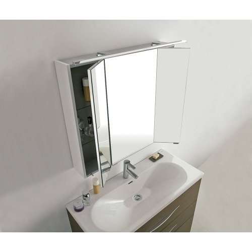 Купити ROYO 123040 APOLO Дзеркальний Шафа 80 см Anthracite 800x154x700 мм Колір Білий в Києві vannaja.kiev.ua