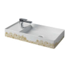 Керамическая раковина 75 см Artceram Scalino, white glossy/gold (SCL004 01; 15) Купить Керамическая раковина 75 см Artceram Scalino, white glossy/gold (SCL004 01; 15) в Киеве vannaja.kiev.ua