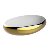 Купить Керамическая раковина 60 см Artceram Tao, white glossy/gold bicolor (TOL002 01; 56) в Киеве vannaja.kiev.ua