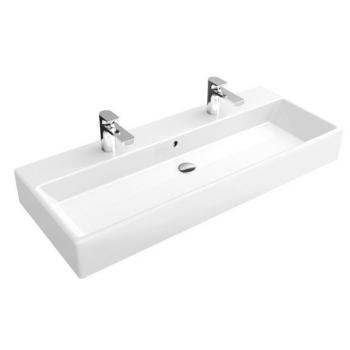 Купити Villeroy & Boch 5133AG01 Memento Раковина Подвійна для Меблів 120 x 47см 2 отвори для 2-х змішувачів R1: білий (Alpin) Німеччина в Києві vannaja.kiev.ua