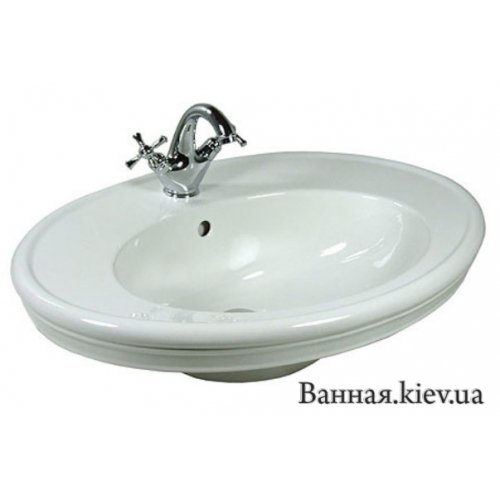 Купить Villeroy & Boch 718575R2 Amadea 71857501 75*57 на 1-но отверстие Германия R2 ярко-белый ceramicplus в Киеве vannaja.kiev.ua
