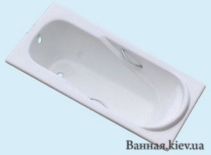 ZYA-19C-1 150х75 с руч. (ножк) Ванна чугунная "Goldman" Купить ZYA-19C-1 150х75 с руч. (ножк) Ванна чугунная "Goldman" в Киеве vannaja.kiev.ua