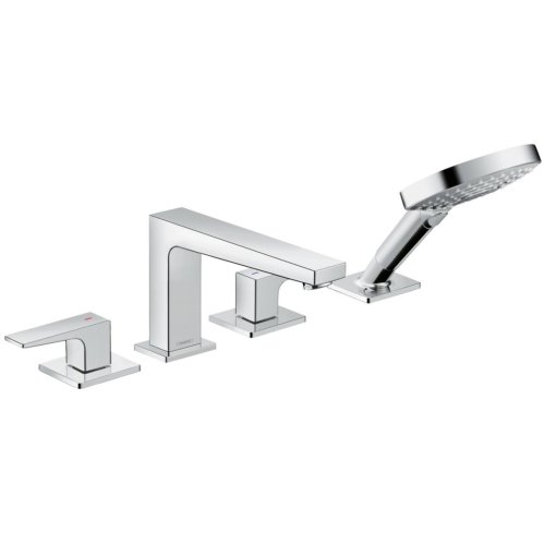 Купить Смеситель на борт ванны с душем врезной Hansgrohe Metropol (32553000), хром в Киеве vannaja.kiev.ua