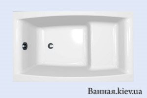 Купить Ванна 120 см Cersanit S301-039 SELENA Ванна 120х70 + PW03 в Киеве vannaja.kiev.ua