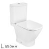 Купить Унитаз с бачком ROCA GAP A34947800W крышка с сидением Soft Close 34947800 в Киеве vannaja.kiev.ua