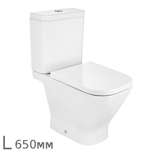 Купить Унитаз с бачком ROCA GAP A34947800W крышка с сидением Soft Close 34947800 в Киеве vannaja.kiev.ua