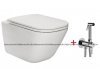 Унітаз безобідковий підвісний Roca Gap Clean Rim A34H470000 з сидінням білий Slim Soft Close + Paffoni Гігієнічний душ Tweet Round Mix одноважільний хром ZDUP 110 CR Купити Унітаз безобідковий підвісний Roca Gap Clean Rim A34H470000 з сидінням білий Slim Soft Close + Paffoni Гігієнічний душ Tweet Round Mix одноважільний хром ZDUP 110 CR в Києві vannaja.kiev.ua