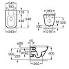 Roca A34H47C000 Gap Clean Rim Унитаз Подвесной Сидение с Доводчиком Купить Roca A34H47C000 Gap Clean Rim Унитаз Подвесной Сидение с Доводчиком в Киеве vannaja.kiev.ua