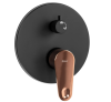Душевой гарнитур скрытого монтажа REA MILD BLACK ROSE GOLD + BOX черный Купить Душевой гарнитур скрытого монтажа REA MILD BLACK ROSE GOLD + BOX черный в Киеве vannaja.kiev.ua