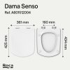 Купить Сидение для унитаза Roca Dama Senso крышка soft-close A801512004, белая в Киеве vannaja.kiev.ua