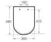 Сиденье с крышкой ROCA INSPIRA SQUARE A80153200B Купить Сиденье с крышкой ROCA INSPIRA SQUARE A80153200B в Киеве vannaja.kiev.ua