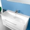 Купить Купить тумбу с умывальником в ванную A89200B4 + 4156A501 AVENTO 100 white alpine Crystal White в Киеве vannaja.kiev.ua