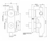 Jaquar Aquamax ALD-CHR-683E Встроенный механизм термостатического смесителя Аквамакс 3 положения ALDCHR683E Купить Jaquar Aquamax ALD-CHR-683E Встроенный механизм термостатического смесителя Аквамакс 3 положения ALDCHR683E в Киеве vannaja.kiev.ua