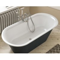 белая матовая ванна из искусственного камня Treesse V447BO Clivia 170 x80x60h 